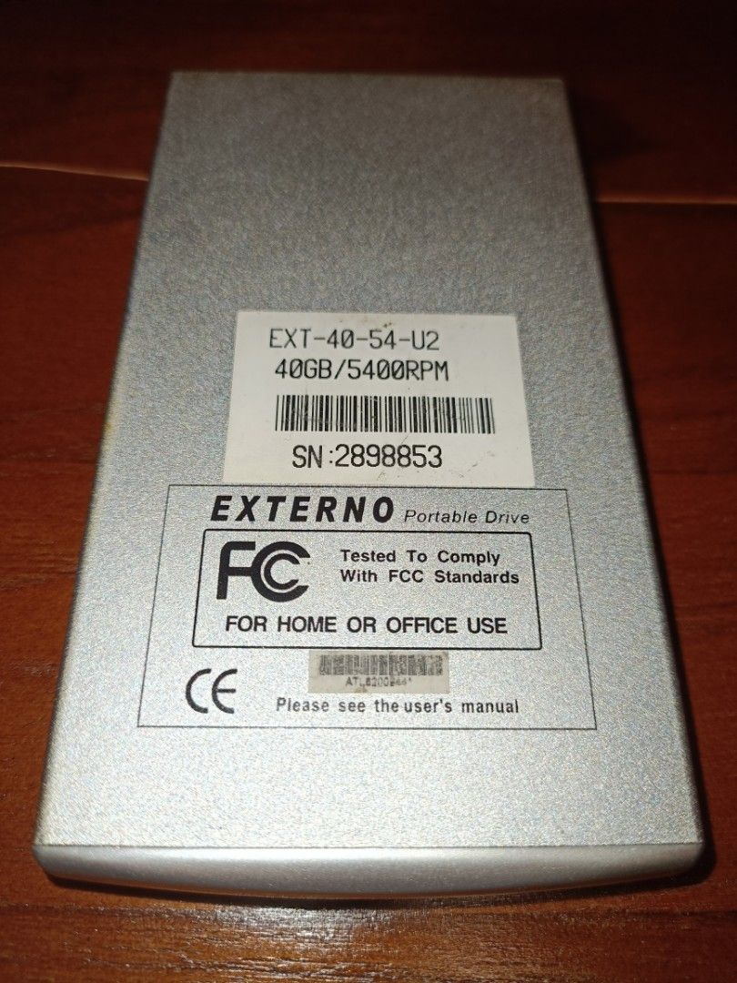 Retro IDE HDD Prestigio Externo 40GB Portable Drive63205311761793112