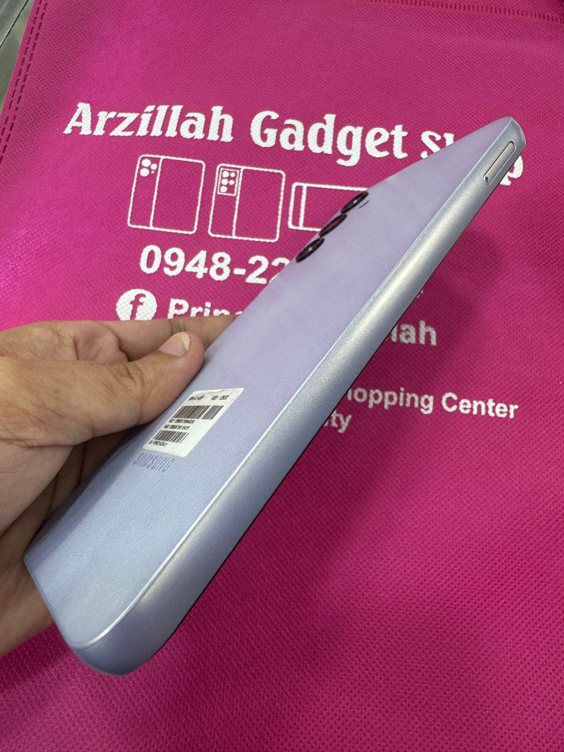 Samsung A14 (6/128gb) (Category: Samsung) located in Manila. Submitted by arzillah (Listing ID 1382837762, Image 2). Description: Samsung A14 128gb 6gb ram Openline Dual sim Slightly used No issue All working Open for COD/COP + SF Manila area (sameday delivery) Province area (via LBC) required DP to avoid cancellations Physical store: Greenhills Shopping Center, 2ndfloor Contact#: 09482217224 Page: Arzillah Gadgets Shop Fb: Princess Arzillah.