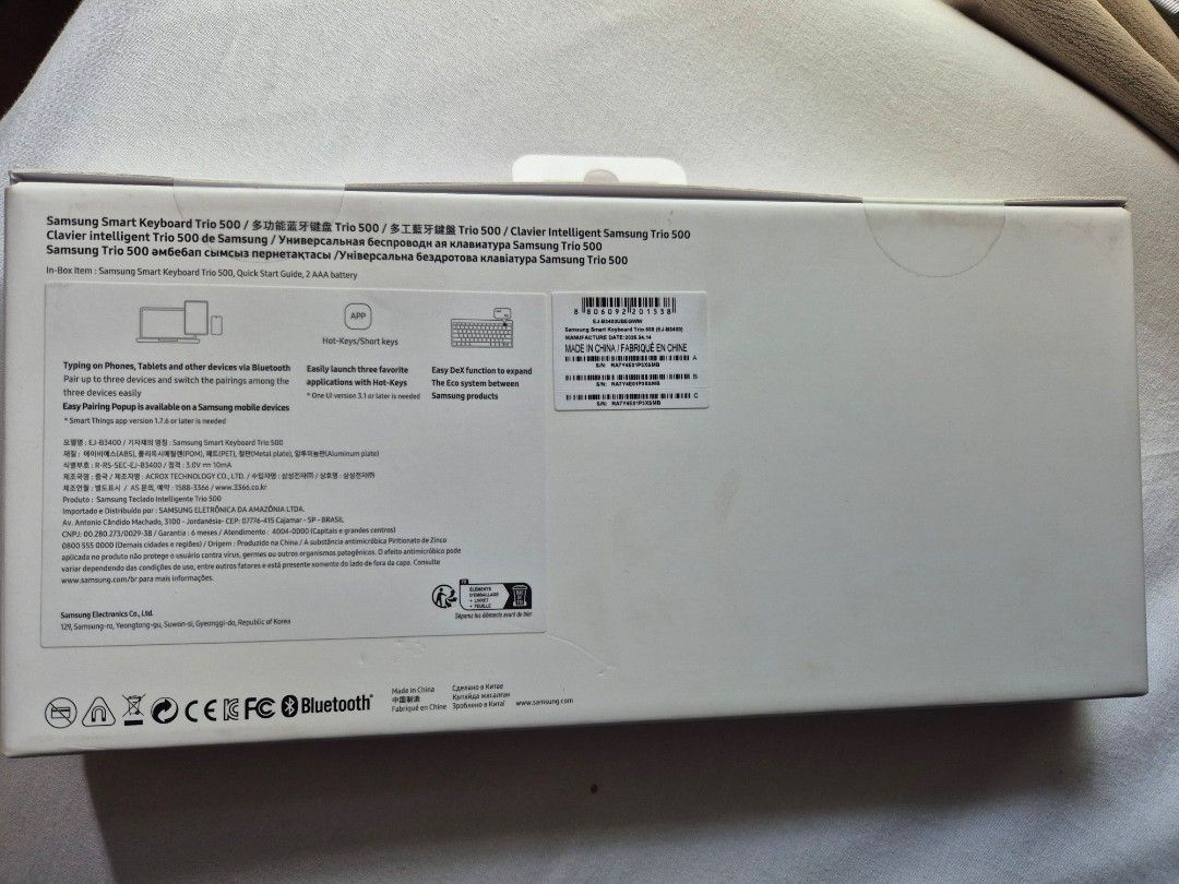 Samsung wireless keyboard Trio 500 (Category: Computer Keyboard) located in Quezon City. Submitted by jas.dc (Listing ID 1382727761, Image 2). Description: price net. no haggling. brand new unopened.