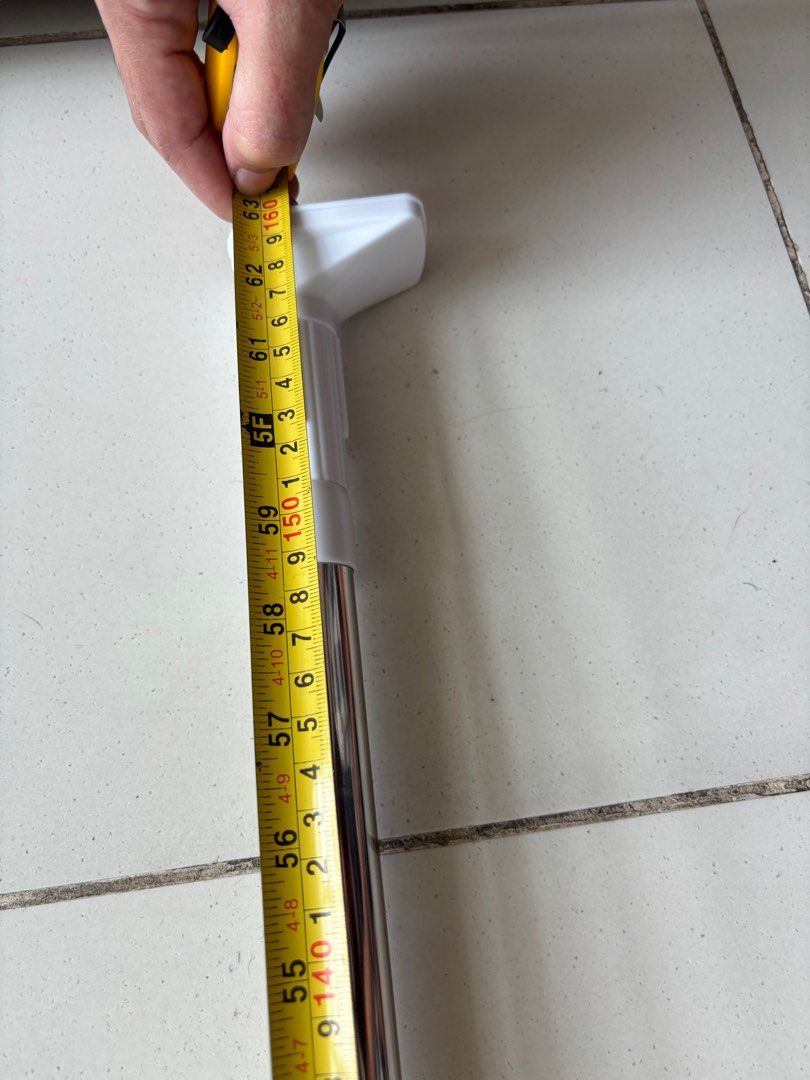 Shower curtain rod, stainless rod (Category: Bathroom & Kitchen Fixtures) located in Manila. Submitted by bma10 (Listing ID 1382875955, Image 2). Description: Bought at mr diy 300+.