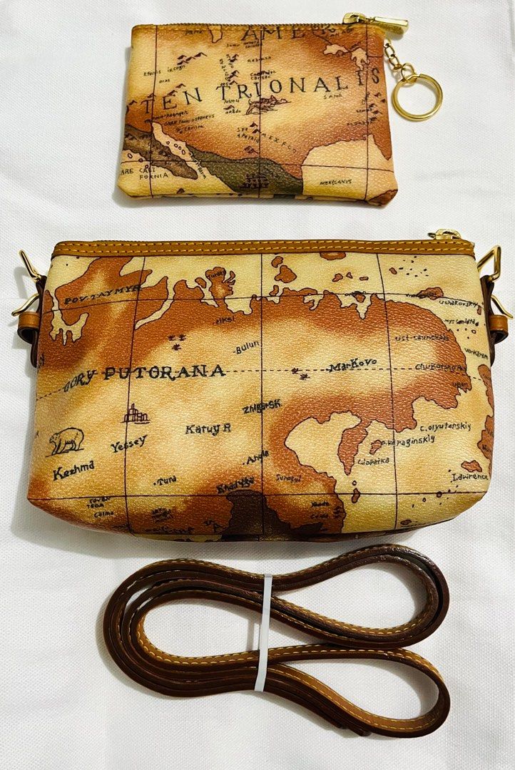 Sobdeall body bag & wallet (Category: Cross-body Bags) located in Iloilo. Submitted by yangfire (Listing ID 1382861255, Image 2). Description: Carry a story—Not just a bag. Introducing the SOBDEALL Ancient Sailing Map Sling Bag and Wallet: a tribute to time-honored craftsmanship and the spirit of exploration. Made with full vegetable-tanned leather and embossed with antique nautical map patterns, these pieces whisper tales of old-world journeys a