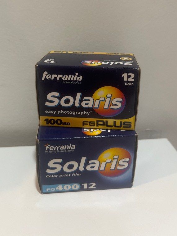 由 unah0210 (刊登 ID 1382851770，圖片 1) 提交，位於 台北市 (Taipei) 的 Solaris 過期底片 EXP12 12張 ISO 100 / 400 各一 135 歐製 絕版 (類別：其他攝影配件)，說明：單個120 多帶可優惠。
