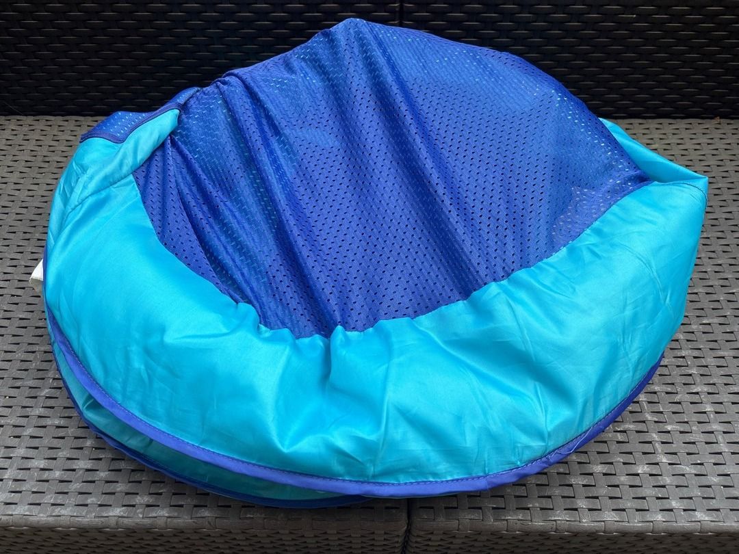 SwimWays Spring Float - Blue (Category: Water Sports) located in Singapore. Submitted by richardrob56446 (Listing ID 1382703899, Image 2). Description: SwimWays Spring Float is perfect for relaxing in the pool. It features a comfortable design and is easy to fold and store. The vibrant blue color will make you stand out. Great for a day of fun in the sun! Great for both kids and adults. Length - 170cm Width - 78cm Buyer to collect from East Coast