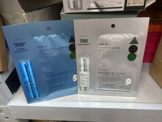 ✅少量現貨-包順豐-可面交-VT Hydrop Reedle Shot  藍色微針精華 2 STEP 面膜（700針）/ 銀色積雪草微針精華2 STEP 面霜700針 1套5片64221547059331110