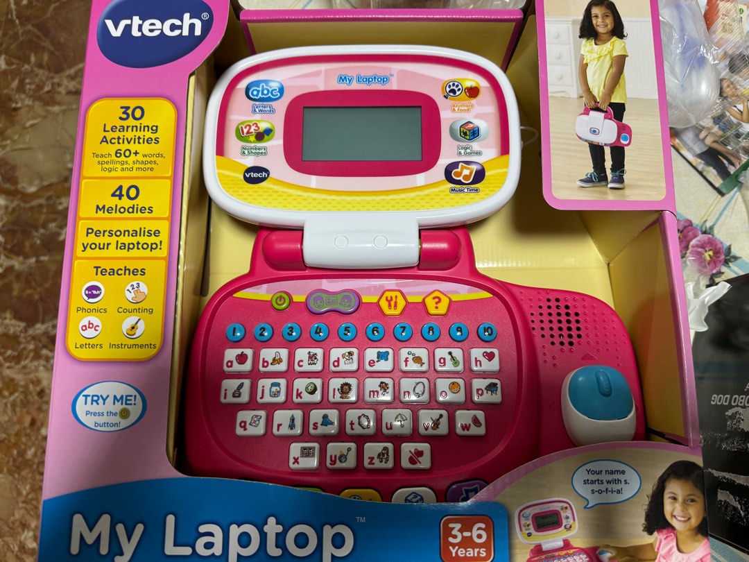 vtech laptop, Babies & Kids, Infant Playtime on Carousell