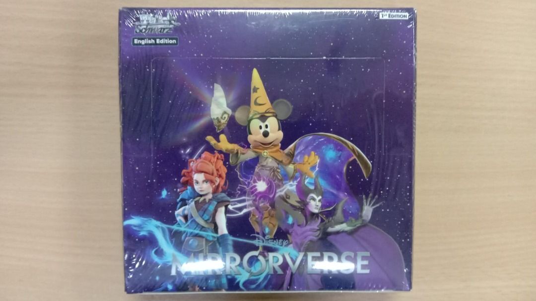 Weiss Schwarz Disney Mirrorverse Booster Pack/Box (ENG) (7063594) Brand  New, Hobbies & Toys, Toys & Games on Carousell