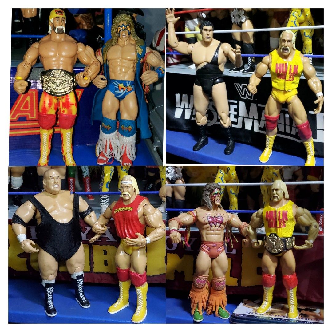 WWF WWE Hulk Hogan Iconic Rivals, Hobbies & Toys, Toys & Games on Carousell