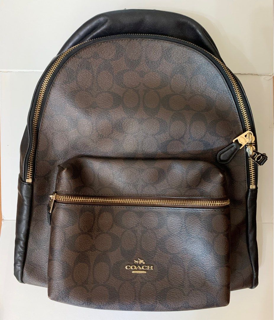 coach backpack hong kong Backpack Brand Off Online Store Its dimensions (12.25 L x 16.5 H x 5.75 W) make it ideal for daily use Coach Court Backpack In Signature