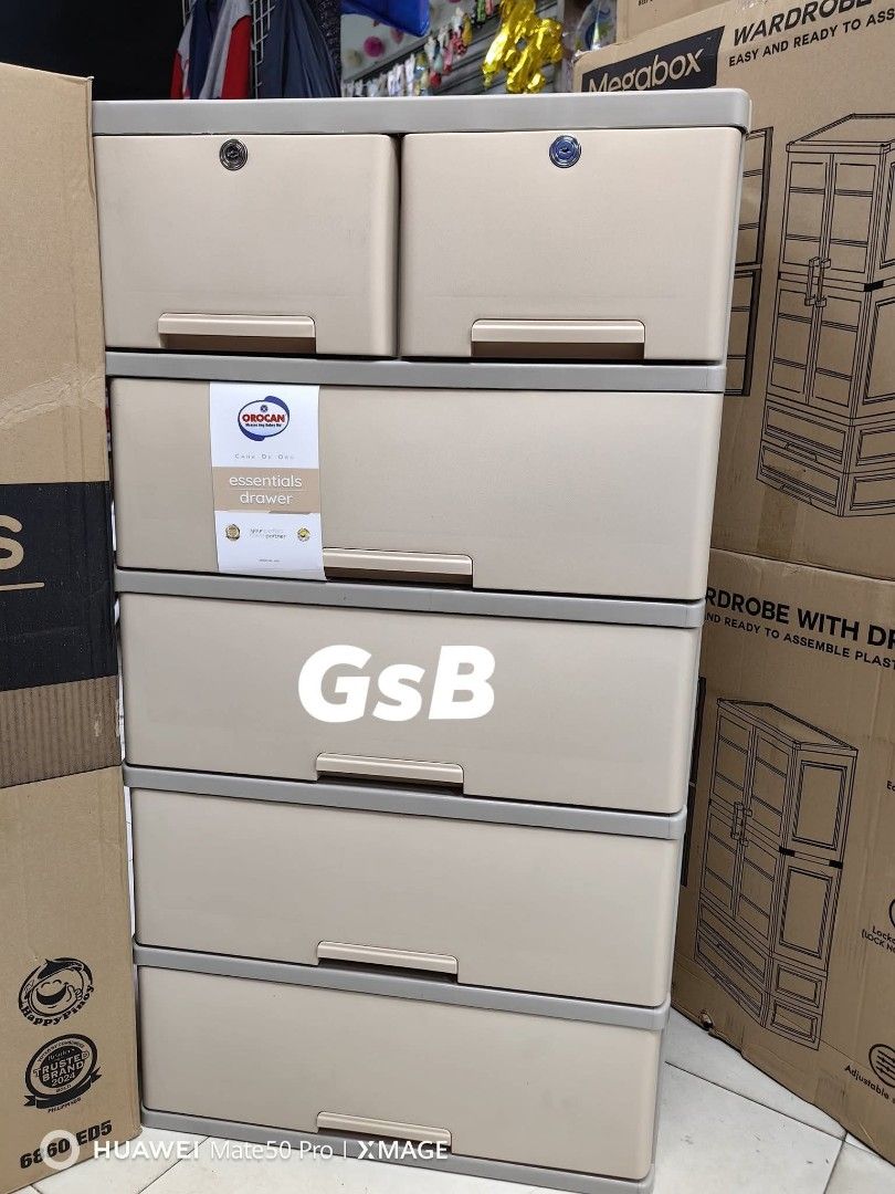 5 Layer Orocan Essential Drawer (Category: Shelves, Cabinets & Racks) located in Manila. Submitted by onlineshoppersph (Listing ID 1383034893, Image 2). Description: Cash On Deliver - Metro Manila - Delivery Fee/Handling Fee shouldered by BUYERS - DF/HF depends on BUYERS Location LALAMOVE PICK UP - Cash on Deliver - Metro Manila & Nearby DELIVER THRU COURIER, CARGO & BUS - Provincial Buyers - Payment 1st Thank You.