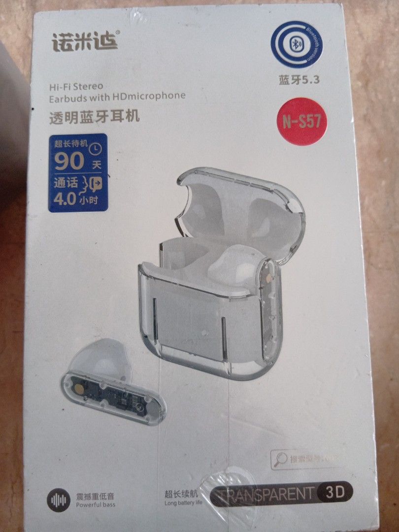 由 su557815218363 (刊登 ID 1382913845，圖片 2) 提交，位於 台北市 (Taipei) 的 諾米達透明藍芽耳機 (類別：耳機)，說明：。