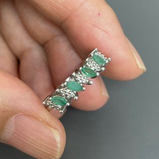 香港珠寶店搜回 天然綠寶石祖母綠純銀925介64242862317955110