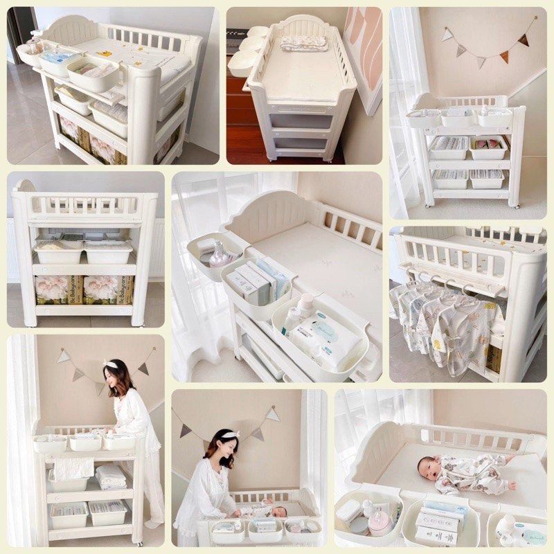 由 chu80516 (刊登 ID 1382918038，圖片 2) 提交，位於 基隆市 (Keelung) 的 轉賣現貨 多功能尿布台 護理台 安全無毒無甲醛 (類別：尿布台)，說明：尿布台 有兩個掛盒➕乳膠墊 商品很新，非常方便 用不到，便宜售出 已組裝好，基隆面交 若台北地區可私訊詢問。