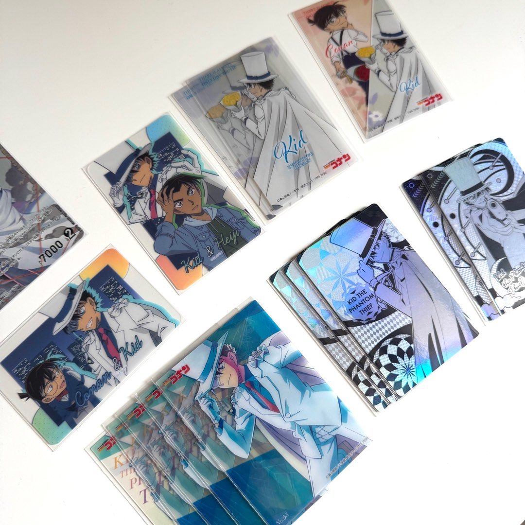 名偵探柯南 怪盜基德 基德 TCG 透卡 黑白雷射閃卡 enSKY twincare 黑羽快斗 平次 柯南 捧花系列 #個性潮流派