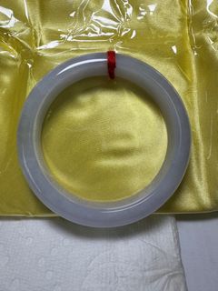 Myanmar🇲🇲 Jadeite A Jade, Ice🧊 Type Bracelet 56.6 Size64231700078850110