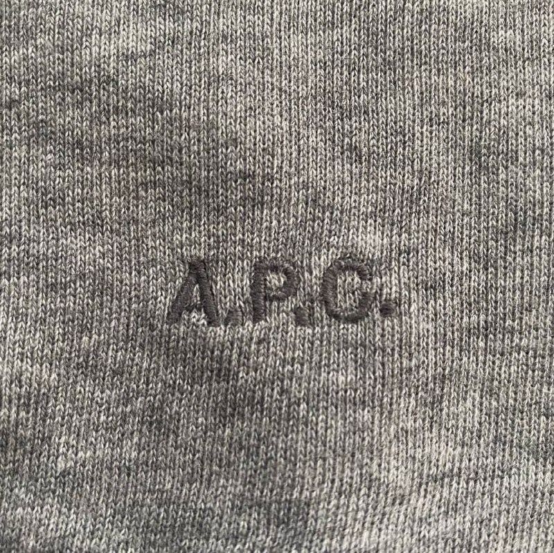 A.P.C. 25th Anniversary Hoodie (Category: Activewear) located in Manila. Submitted by Prevtheque (Listing ID 1383009289, Image 3). Description: Clean charcoal oversized hoodie with "87" on the chest. Dropped for A.P.C.'s 25th year. Super lowkey and limited W-22" L-24" NEGOTIABLE .