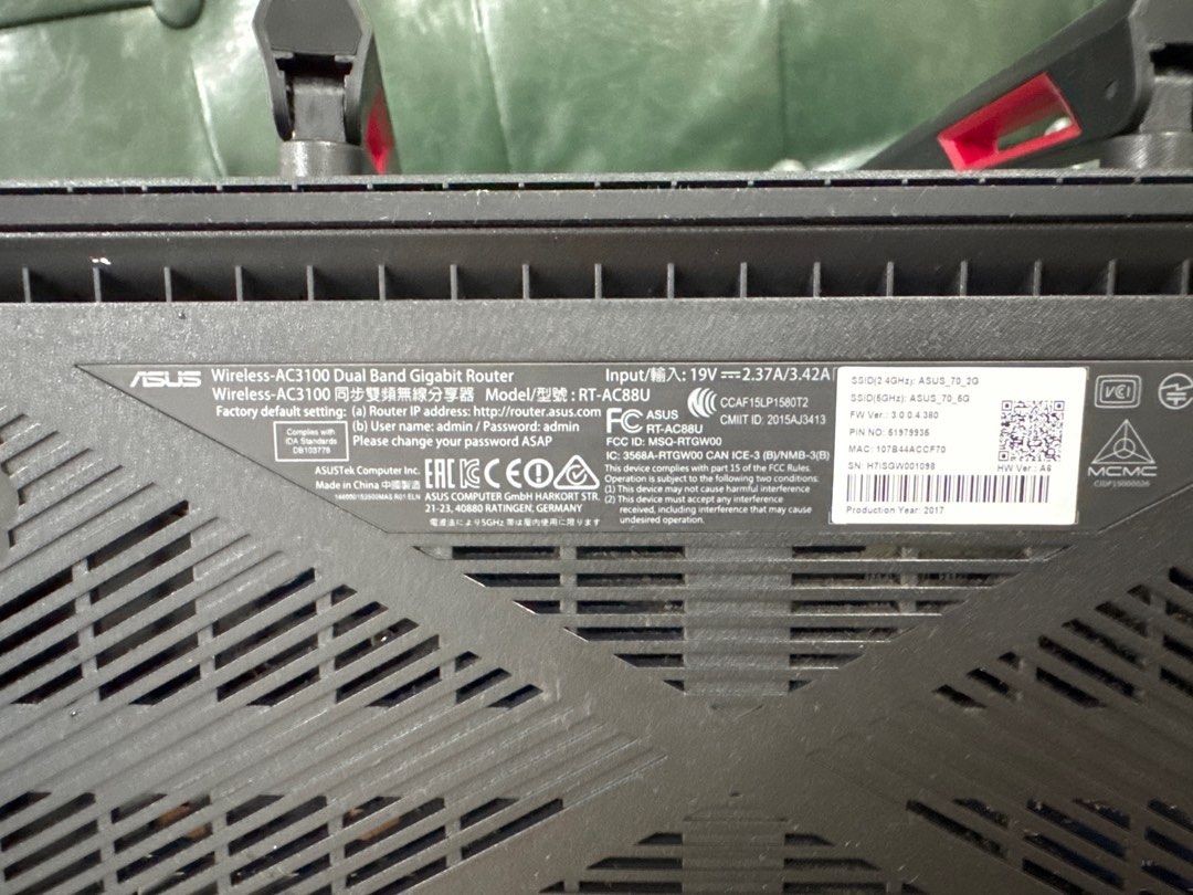 Asus RT-AC88U63203623090690111