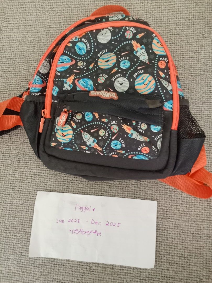 BACKPACK (Category: Babies & Kids Fashion) located in Kuala Lumpur. Submitted by fyxsh (Listing ID 1382920326, Image 1). Description: Bag boleh guna lagi, cuma kulit terkupas sedikit. Boleh guna untuk hantar anak dekat pengasuh sebab ni size mini.