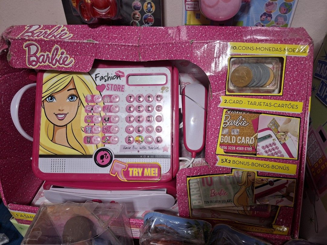 Barbie cash register (Category: Kids Toys) located in Manila. Submitted by ghibz (Listing ID 1383057161, Image 2). Description: Barbie cash register working Wyswyg limit your expectations free sf.