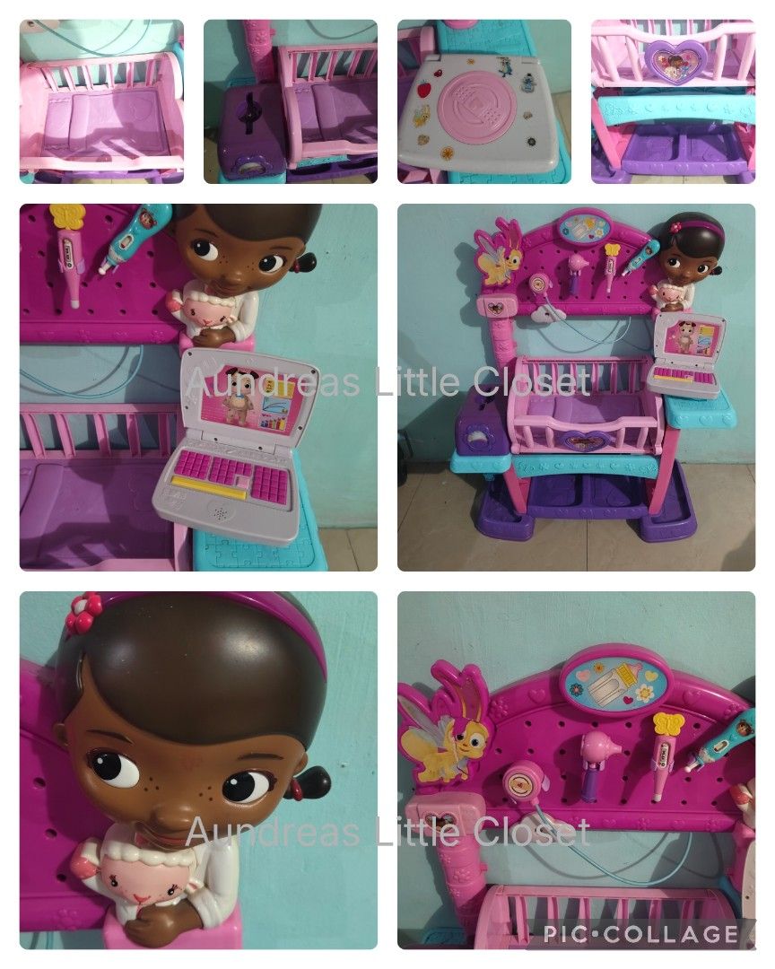 Big Doc McStuffins Nursery Playset with Free Doc Mc Costume (Category: Kids Toys) located in Cainta. Submitted by aundreaslittlecloset (Listing ID 1382996247, Image 2). Description: Preloved Doc McStuffins Nursery Playset. Good condition with working laptop (Bat Operated) Doll Rocking Horse and potty Trainer FREE Doc Mc costume Good condition. Usual signs of usage. FOR PICK UP ONLY LOCATION: Cainta Rizal.