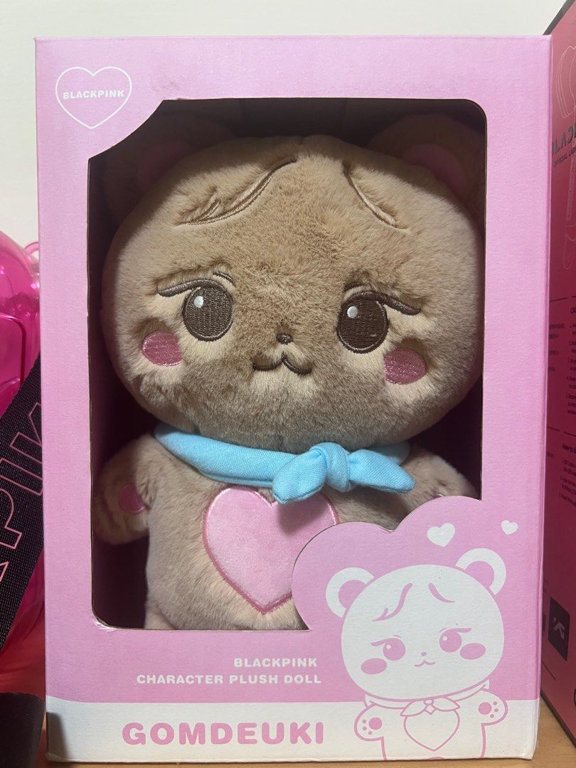 BLACKPINK CHARACTER PLUSH DOLL GOMDEUKI, 書籍、休閒與玩具
