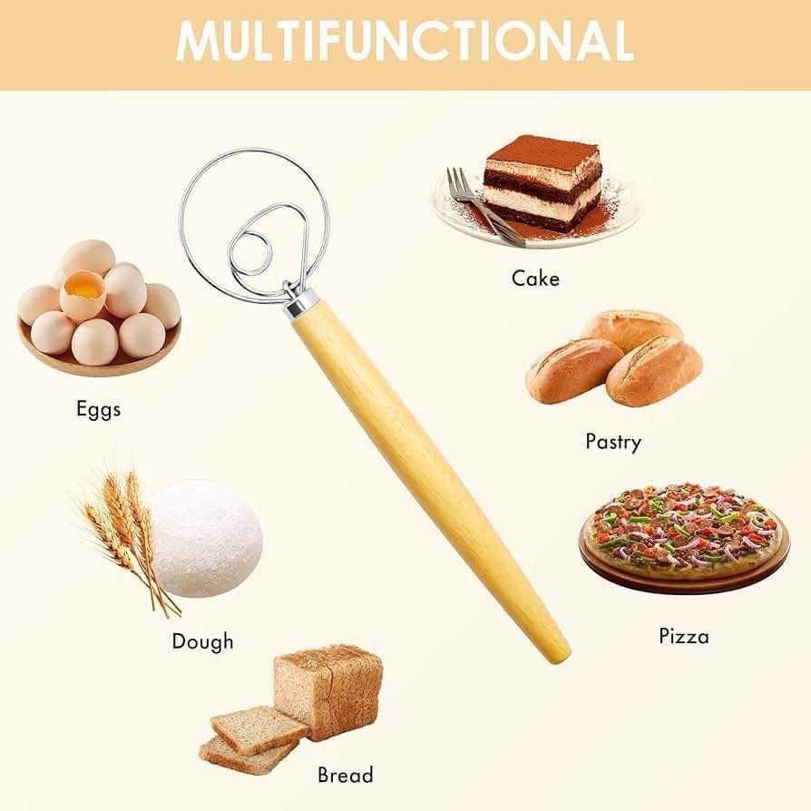 Bnew Auth Crofton Dough Whisk, #Danish Dough W (Category: Bakeware) located in Pasig City. Submitted by homersbest (Listing ID 1383021900, Image 2). Description: Pasig ( location) Bnew Auth Crofton Dough Whisk, #Danish Dough Whisk with Stainless Steel, #Wooden Bread Whisk for Sourdough ✅beechwood handle Are dough whisk worth it? Unlike a wooden spoon, which doesn’t agitate particularly efficiently, or a balloon whisk, which agitates just fine but