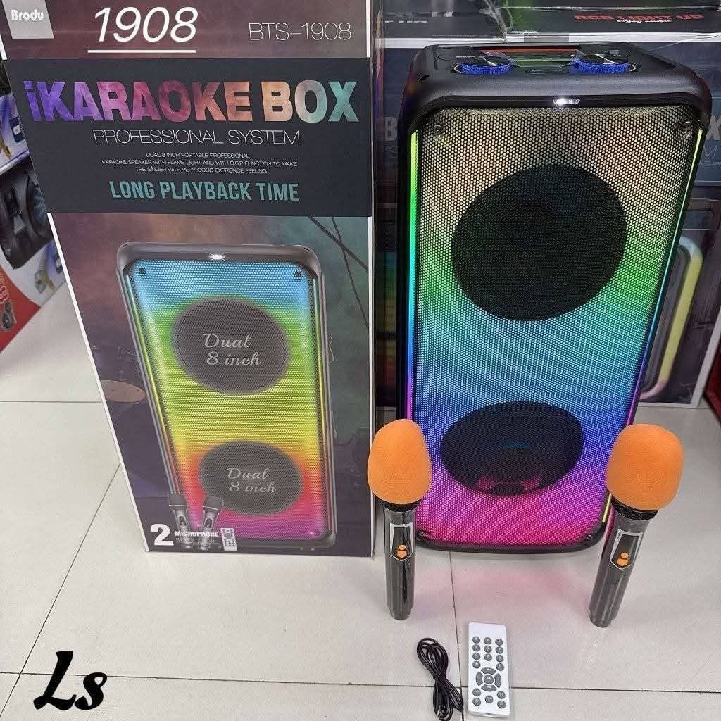 Brodu BTS-1908 60w Bluetooth Portable Speaker with Free 2 Wireless Microphone Wireless Karaoke Speaker (Category: Soundbars, Speakers & Amplifiers) located in Manila. Submitted by onlineshoppersph (Listing ID 1382990790, Image 1). Description: Cash On Deliver - Metro Manila - Delivery Fee/Handling Fee shouldered by BUYERS - DF/HF depends on BUYERS Location LALAMOVE PICK UP - Cash on Deliver - Metro Manila & Nearby DELIVER THRU COURIER, CARGO & BU