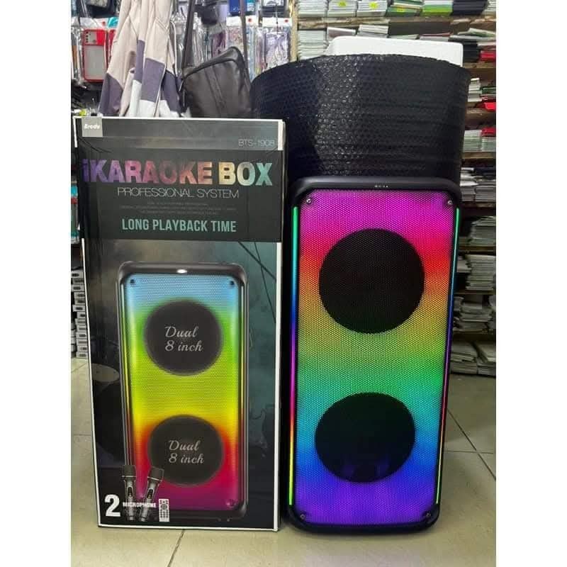 Brodu BTS-1908 60w Bluetooth Portable Speaker with Free 2 Wireless Microphone Wireless Karaoke Speaker (Category: Soundbars, Speakers & Amplifiers) located in Manila. Submitted by onlineshoppersph (Listing ID 1382990790, Image 3). Description: Cash On Deliver - Metro Manila - Delivery Fee/Handling Fee shouldered by BUYERS - DF/HF depends on BUYERS Location LALAMOVE PICK UP - Cash on Deliver - Metro Manila & Nearby DELIVER THRU COURIER, CARGO & BU