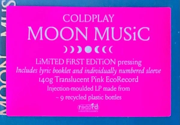 Coldplay - Moon Music color vinyl (Category: Vinyls) located in Manila. Submitted by jhenaloymerchandise (Listing ID 1382900040, Image 2). Description: Coldplay - Moon Music color vinyl brand new sealed made in USA.