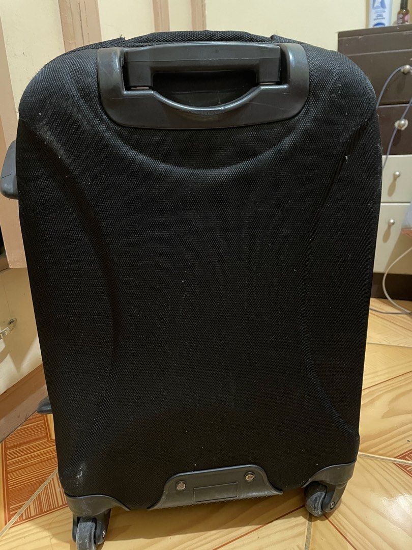Delsey Medium Size Luggage (Category: Luggage) located in Baguio. Submitted by soulidstate (Listing ID 1382885051, Image 3). Description: Original Delsey Luggage, fabric type, hard shell. Dimension: Medium size; 24x15x9 inches Doesn't have TSA lock. Traditional lock with keys is used to secure. Set of lock included. Very sturdy, not abused. Has propective plate at the bottom and there is reinforcement too.it also has feet on the side too. Well bu