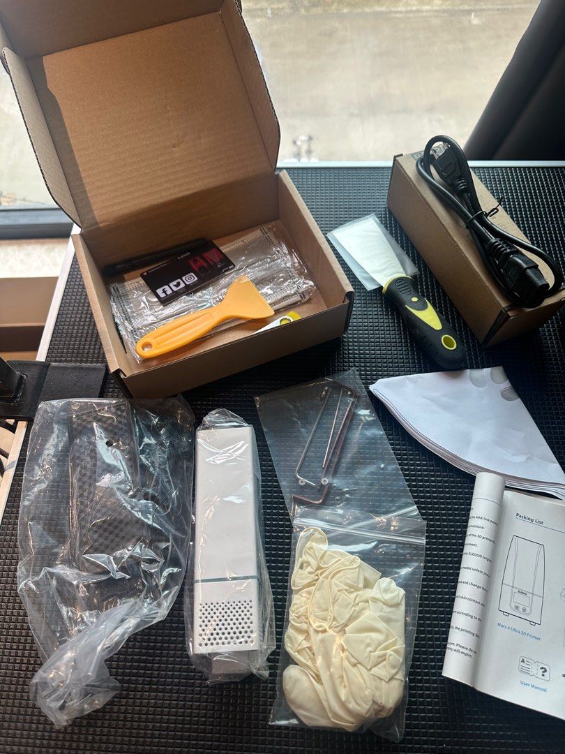 ELEGOO Mars 4 Ultra MSLA 3D Printer (Category: Printers, Scanners & Copiers) located in Quezon City. Submitted by _justjames (Listing ID 1382935046, Image 2). Description: Brand new and just opened the box. A bit dusty. Bought March 4, 2024 Rfs: no time for this learning curve I prefer meet ups cuz this is expensive.