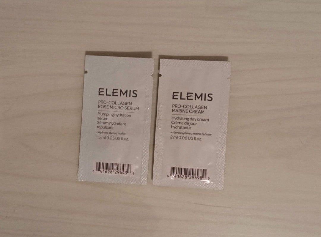由 ha0293763 (刊登 ID 1383023335，圖片 1) 提交，位於 台北市 (Taipei) 的 ELEMIS 海洋膠原玫瑰微導精華 (類別：護膚、清潔產品)，說明：ELEMIS 海洋膠原玫瑰微導精華 2026.06 *2 30/包 #多帶皆可議價 麻煩私訊 #想要清出空間 所以不換物謝謝 #限旋轉下單。