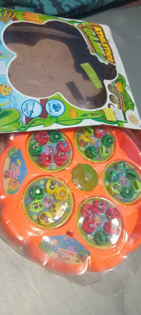 Fishing game toys (Category: Kids Toys) located in Mandaluyong City. Submitted by pamelaoliv26449 (Listing ID 1382891646, Image 2). Description: .