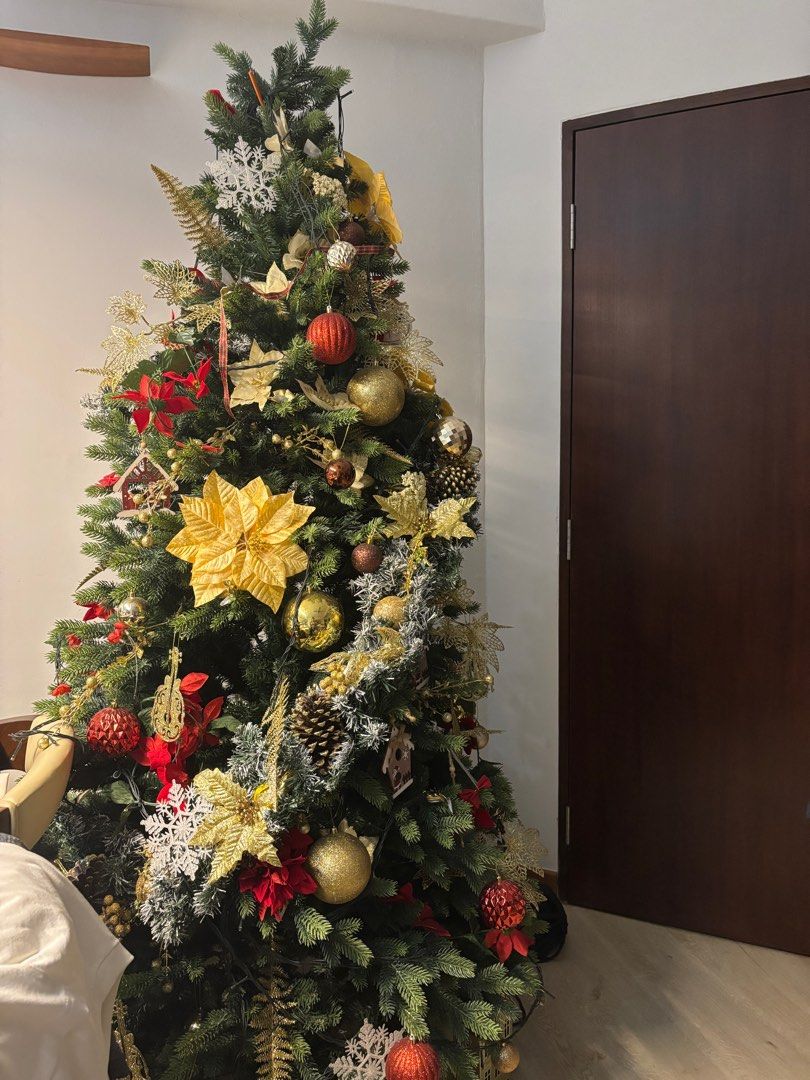 Fully Decorated Christmas Tree