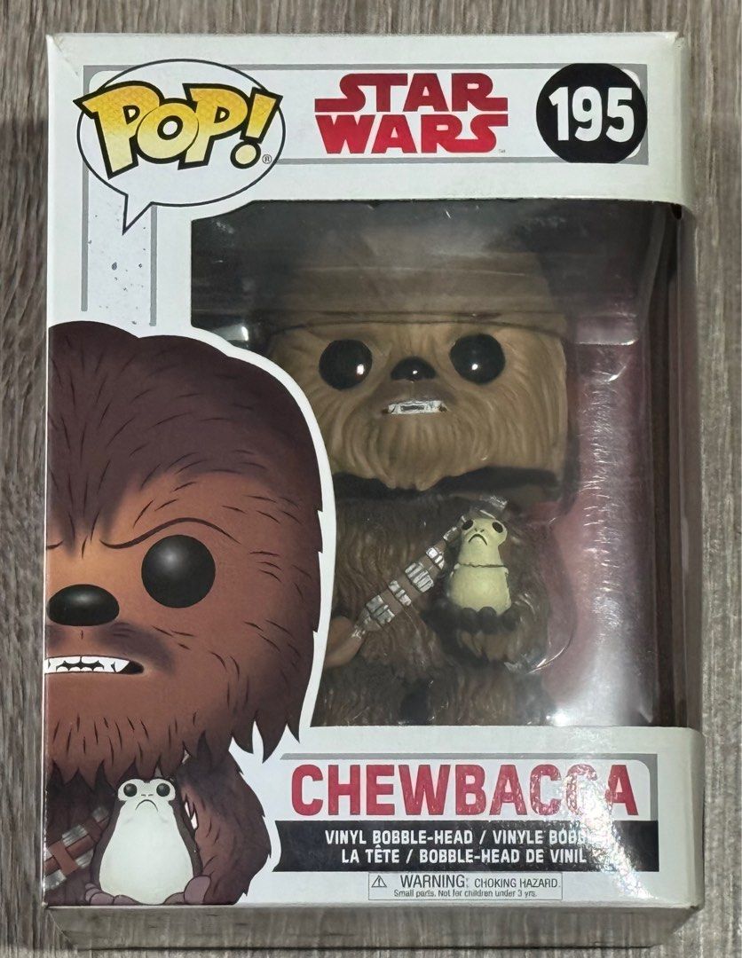 Funko 195 - Chewbacca (Category: Figurines & Statues) located in Quezon City. Submitted by mokski (Listing ID 1383013207, Image 1). Description: Never unboxed.