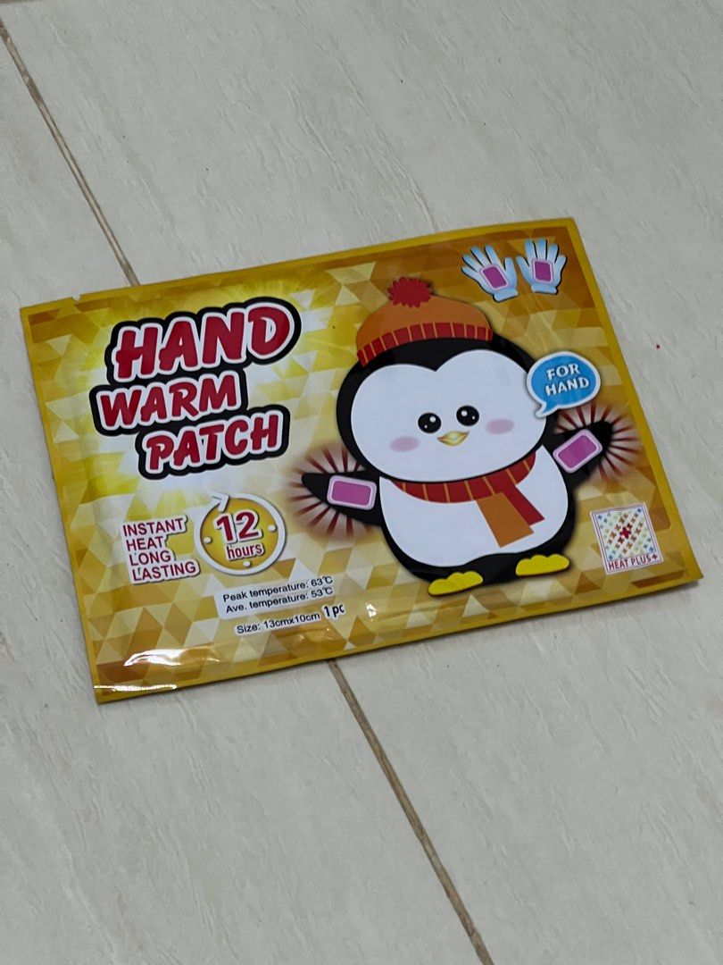 Heat Patch (Category: Travel Essentials & Accessories) located in Singapore. Submitted by misterxl.items (Listing ID 1383021522, Image 1). Description: Travel Heat Patch (Body & Hands) $1 per piece. Buy 3 for $2. Lasts 12 hours long..