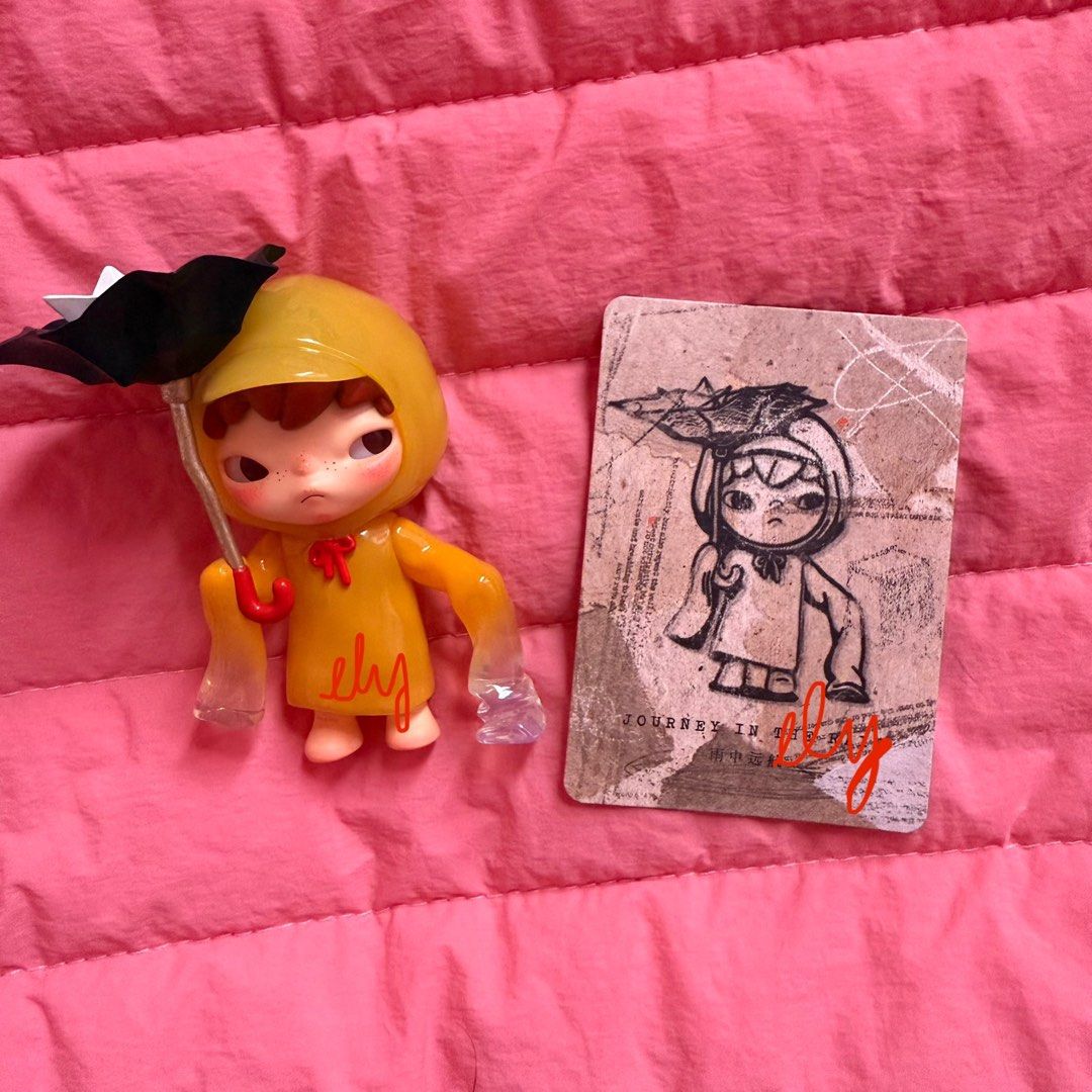 Hirono Echo Journey in The Rain (Category: Designer & Blind Box Toys) located in Quezon City. Submitted by elypotato (Listing ID 1382879496, Image 1). Description: With box and card.