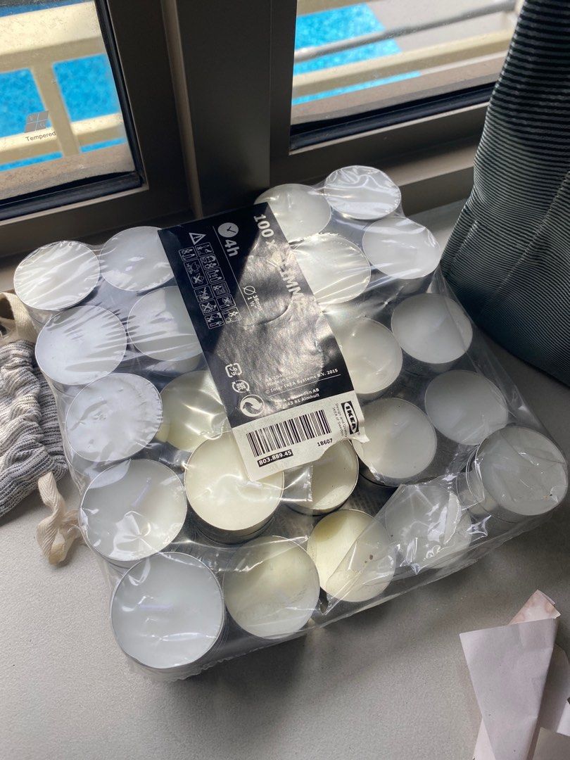 IKEA Tealight Candles - 100 Pieces