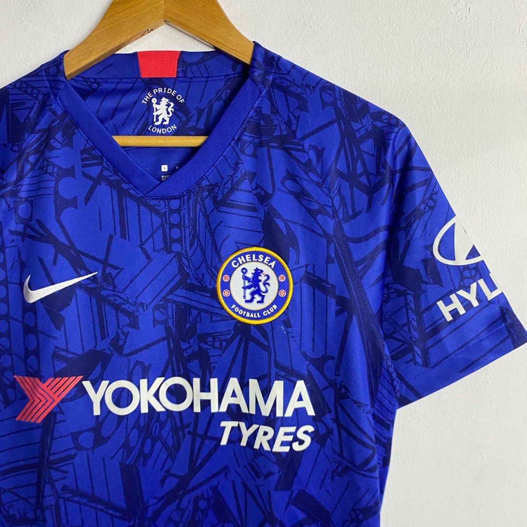 Jersey Chelsea 2019/20 Home, Fesyen Pria, Pakaian Atasan di