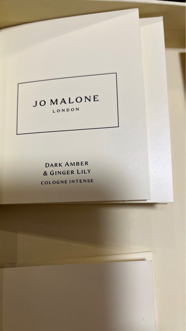 Jo Malone vials 1.5ml (Category: Fragrance & Deodorants) located in Valenzuela. Submitted by polchipreloveditems (Listing ID 1382958321, Image 2). Description: Jo Malone Vials 1.5ml Available scents 2 pcs Dark Amber and Lily 2pcs Nectarine Blossom 1 pc Cypress and Grapevine 4 pcs English Pear and Freesia - 3 no box 2pcs Wild Bluebell - no box 1 pcPoppy and Barley 3 pcs Wood sage and sea salt - no box .