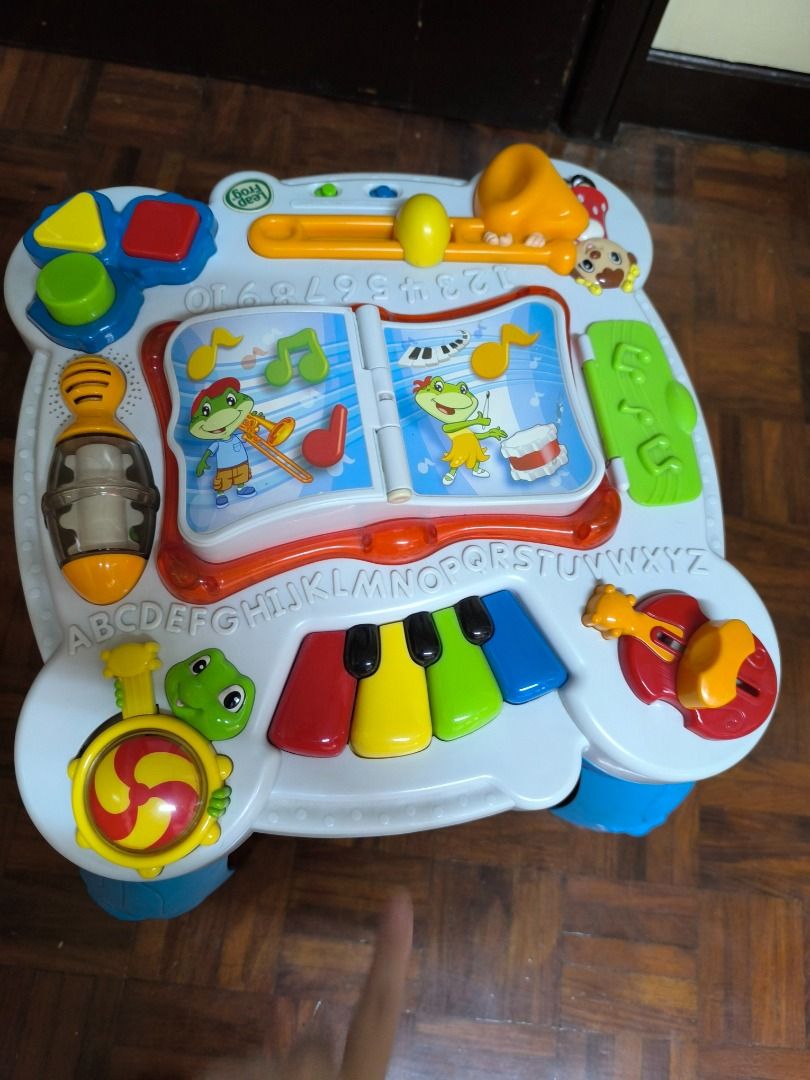 Leap Frog Music Table | Activity Table (Category: Infant Playtime) located in Quezon City. Submitted by PaycesCorner (Listing ID 1382918720, Image 3). Description: Kindly refer to pictures. Battery operated. Still working..