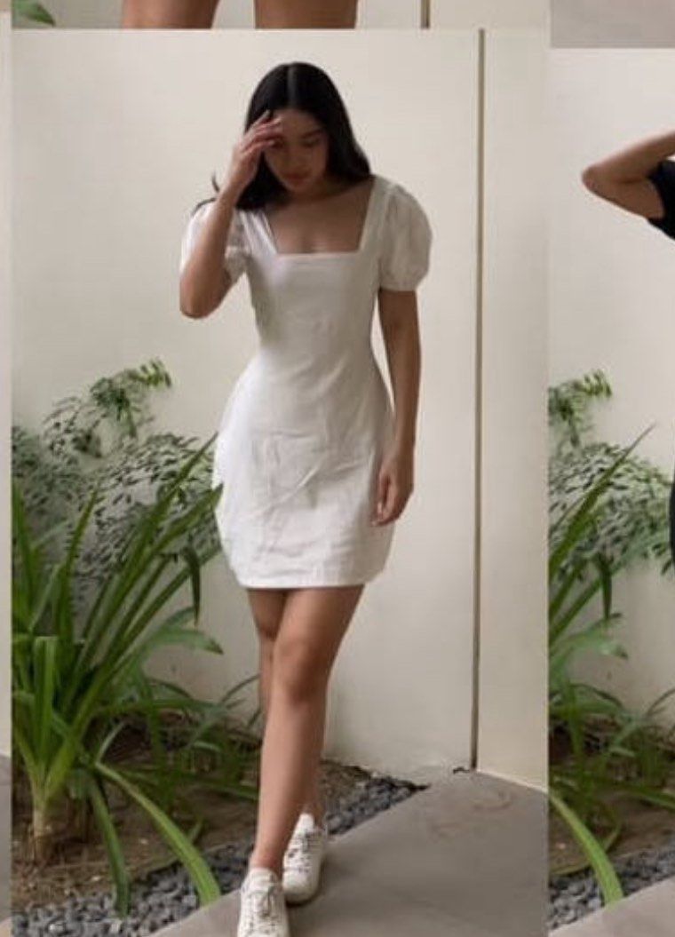 Linen backless dress (Category: Dresses) located in Quezon City. Submitted by declutterbynini (Listing ID 1382905651, Image 1). Description: no flaws js stored in my closet for a long time - body hugging and will show of ur curves -very pretty dress -price slightly negotiable .