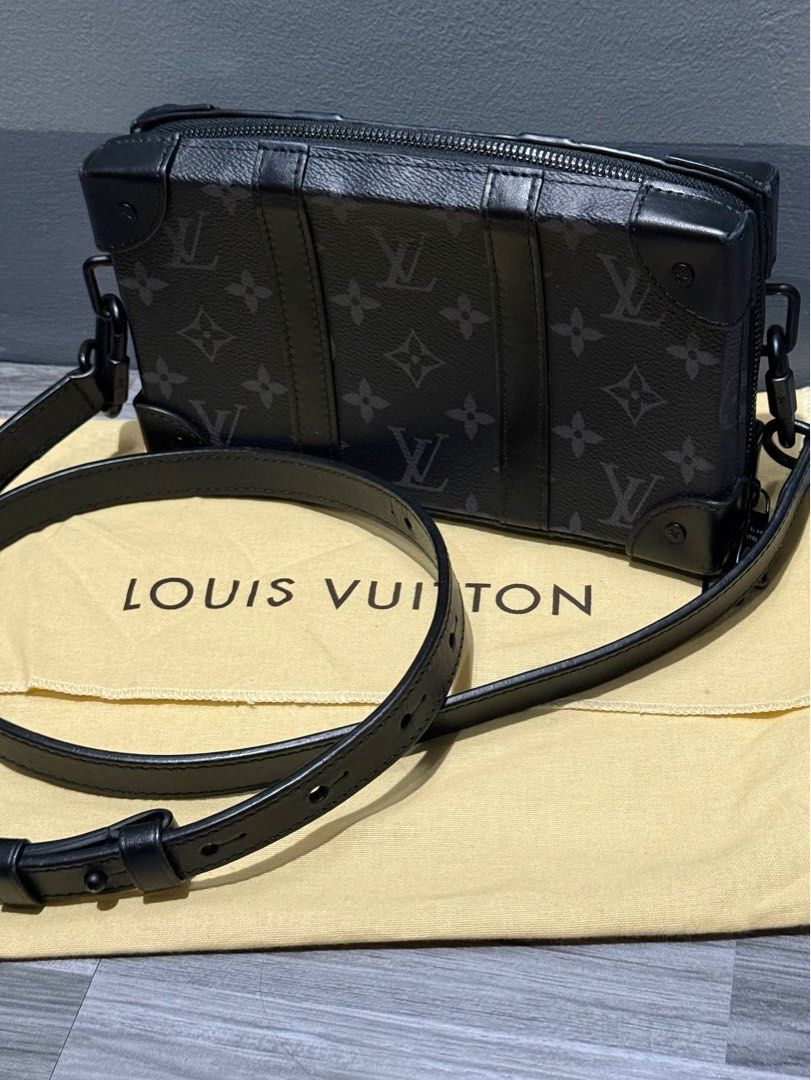 Louis Vuitton 2021 Soft Trunk (Category: Luxury Bags & Wallets) located in Pasig City. Submitted by emman2121 (Listing ID 1383012002, Image 1). Description: Louis Vuitton Pre-Owned 2021 Soft Trunk Black Monogram Eclipse Canvas Two-way zip fastening Adjustable detachable shoulder strap Internal card slots Silver-tone hardware.
