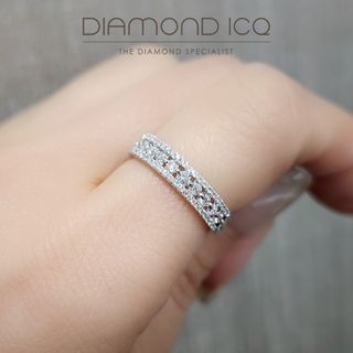 LR13179💥🥰🌟18K White Gold Diamond Ring 📢📢💢客人寄賣📢📢💍💍Diamond ICQ鑽石搜尋家💍🔥 全港貨量最多的鑽石樓上鋪🎁 總有一粒合適你🥰 歡迎查詢😎64201643903363110