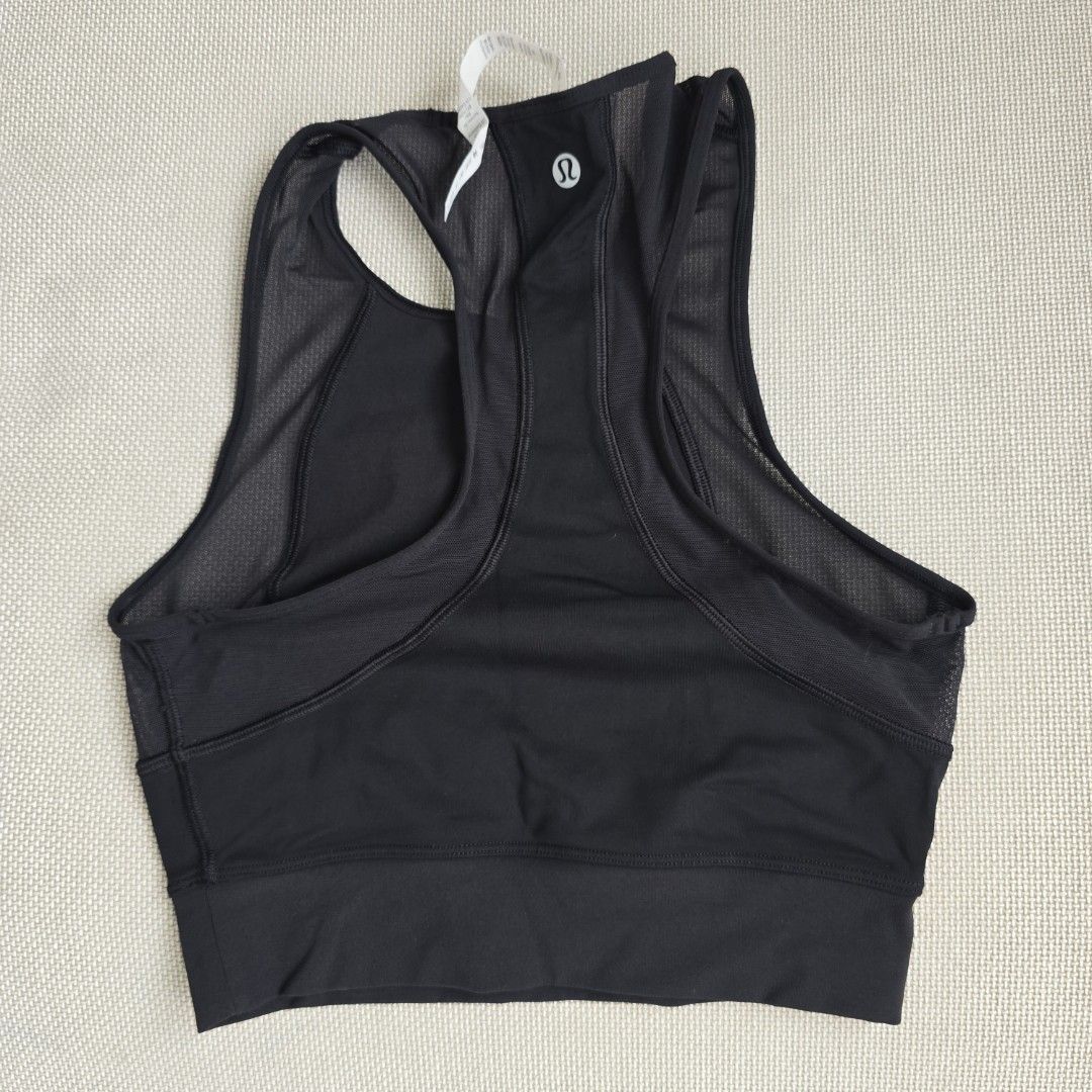 Lululemon Mesh Sports Bra (Category: Activewear) located in Quezon City. Submitted by ahlexaa (Listing ID 1382938342, Image 2). Description: Brand:Lululemon Size: 2 Color: Black Usage: Used once Flaws: None 💸 Payments via Gcash only 🚚 Shipping from QC, via Grab/Lalamove, Gogoexpress. Fee c/o buyer ❌️ No returns or exchanges. All sales are final.