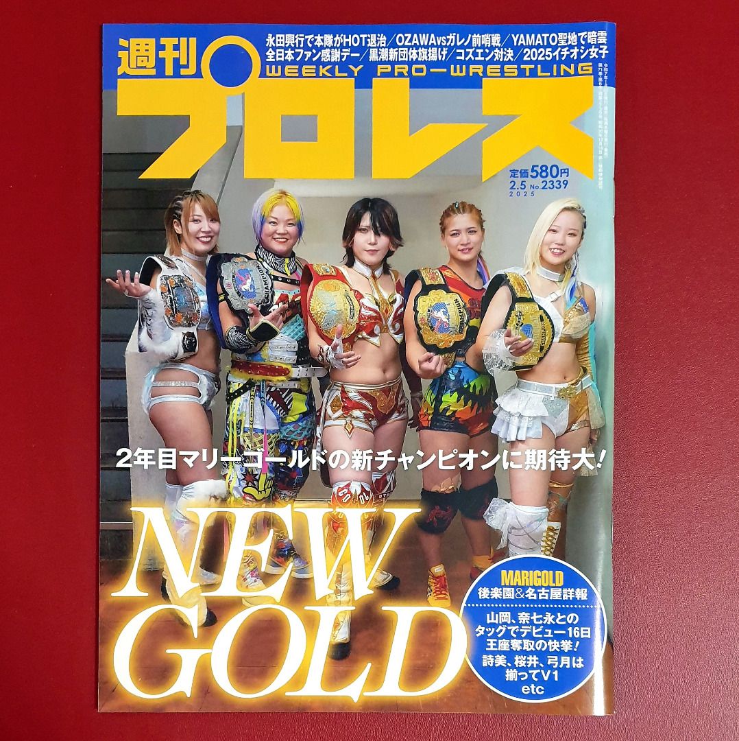 [Magazines] Weekly Pro Wrestling 🇯🇵 (Category: Magazines) located in Cainta. Submitted by bunnygod (Listing ID 1382924057, Image 3). Description: ₱ 400 each 1. Weekly Pro Wrestling # 2265 - Iyo Sky 2. Weekly Pro Wrestling # 2339 - Marigold 3. Weekly Pro Wrestling # 2245 - Himeka 4. Weekly Pro Wrestling # 2242 - All Star Grand Queendom 2023.