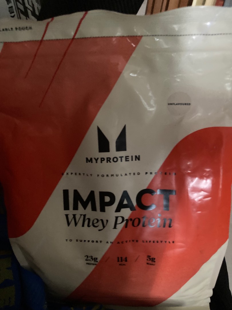 Myprotein 2.5kg Impact Whey Protein Unflavored, Health & Nutrition ...