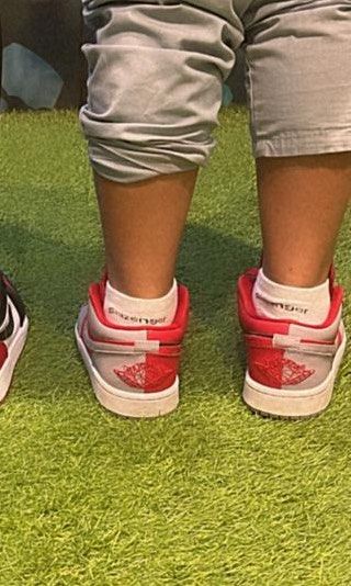 Nike Air Jordan Shoes (Category: Babies & Kids Fashion) located in Kuala Lumpur. Submitted by lissahassan (Listing ID 1382969154, Image 2). Description: Like New baru beli setahun Jarang pakai dah ketat COD KL area Postage rm10.00.