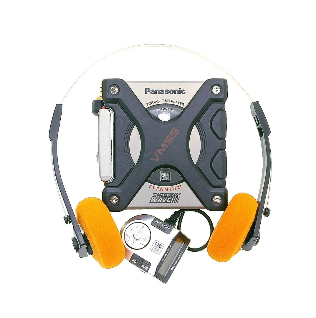 Panasonic Walkman SJ-SW9MD Portable MD/MiniDisc Titanium Shockwave
