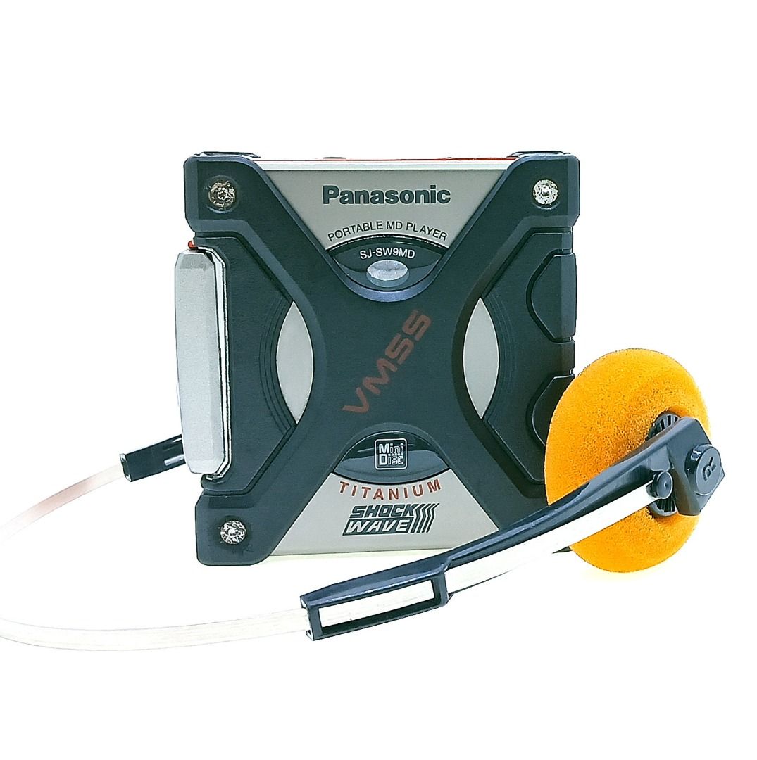 Panasonic Walkman SJ-SW9MD Portable MD/MiniDisc Titanium Shockwave
