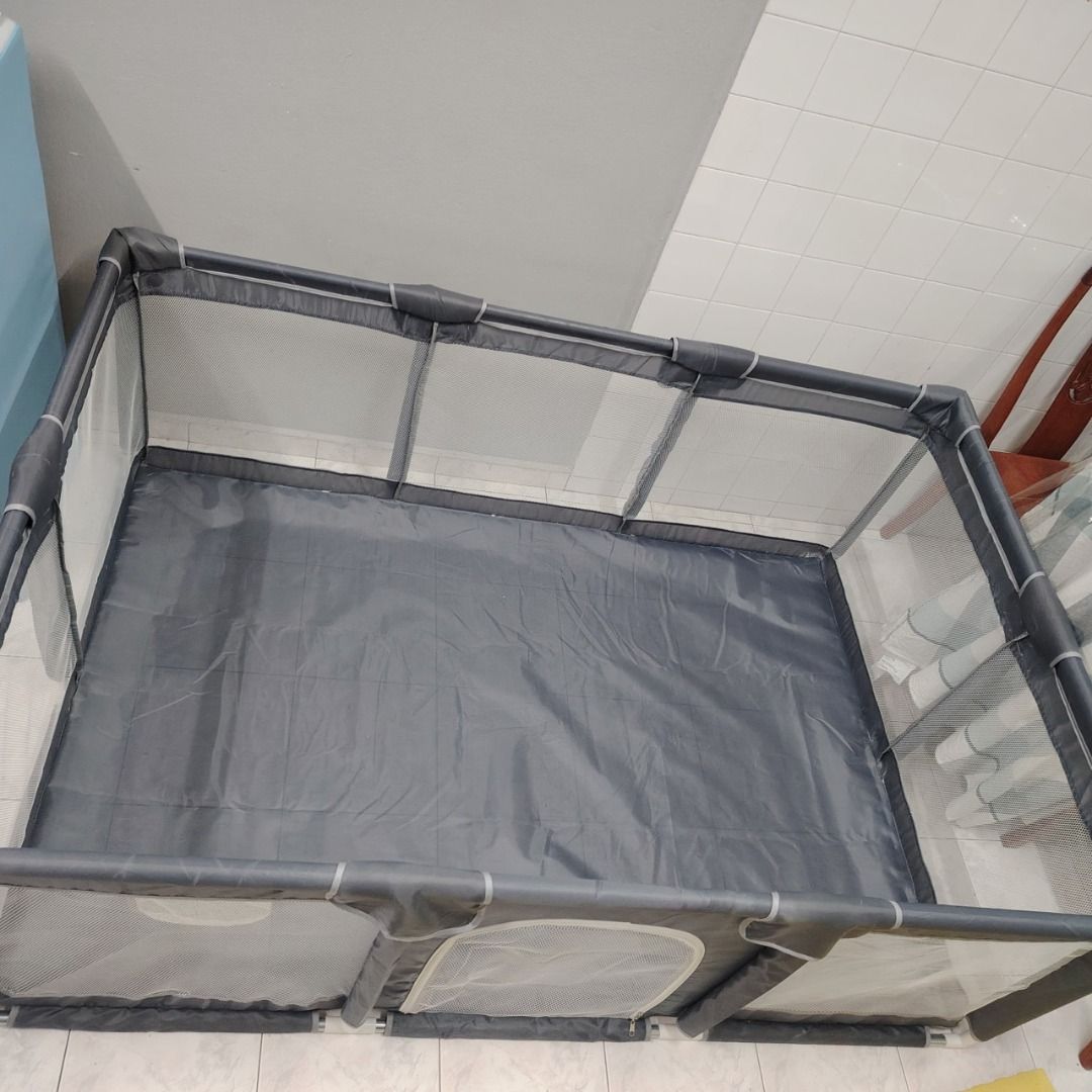 PLAYPEN (Category: Cots & Cribs) located in Melaka Tengah. Submitted by nazirul_aiman (Listing ID 1383052349, Image 2). Description: SIZE: 120CM x 180 CM COD: Melaka Tengah. Jauh boleh pos..